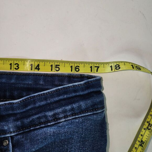 Levi's 512 Perfectly Shaping Straight Leg Blue Jeans - Picture 4 of 7
